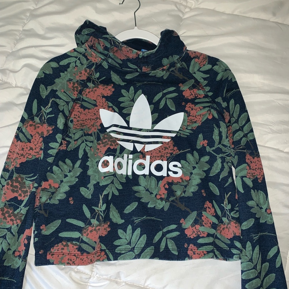 Adidas cropped hoodie
